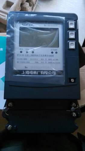 上海电表厂 DTSF39-II  3*3（6）A 复费率表