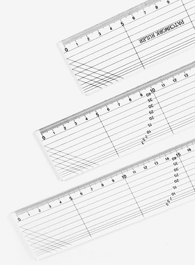 韩国JHK INT'L手工DIY拼布尺 15CM短尺/30CM 中尺/50CM 长尺