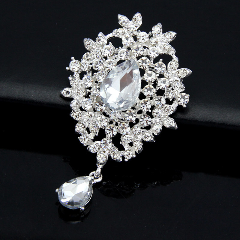 Broche femme DANBIHUABI en Zircon diamant - Ref 1173582 Image 1