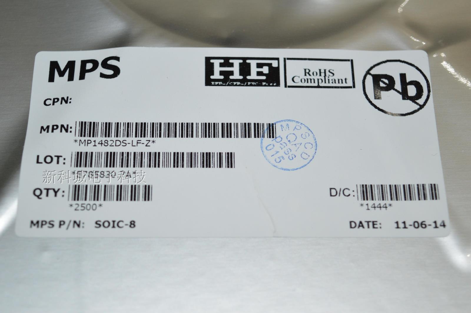 MPS代理 MP1482DS 原装正品 14年新货 假一赔十