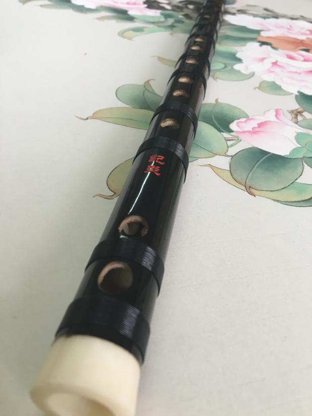专业精致笛子收藏款笛子横笛高档精致竹笛白骨大漆笛子笛声缘