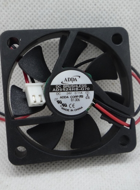 ADDA协禧5010 24V 0.11A AD0524HB-G70散热风扇5CM 5厘米2线