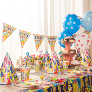 哈哈派对 派对时光款 儿童生日 party派对聚会装扮布置用品