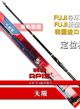 APIS阿谱斯矶竿天限 可定位长节矶钓竿碳素轻型海钓鱼竿库钓渔竿
