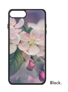 适用于iPhone粉白色花朵Xr手机壳max保护套678plus硅胶11