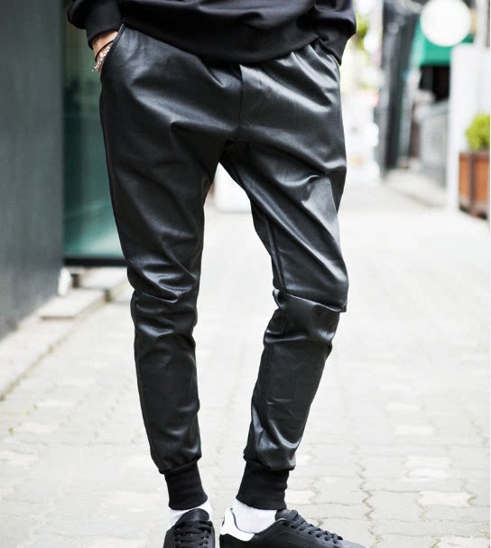 Pantalon cuir homme en vrac pour jeunesse - Ref 1494757 Image 1