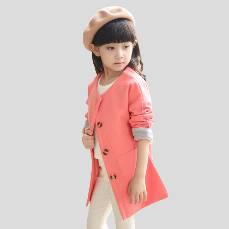 Manteau pour fille en mélange - Ref 2162018 Image 1