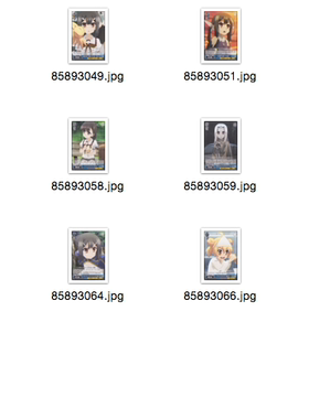 WS 黑白双翼 卡牌 魔法少女伊莉雅2 蓝色UC卡 平卡