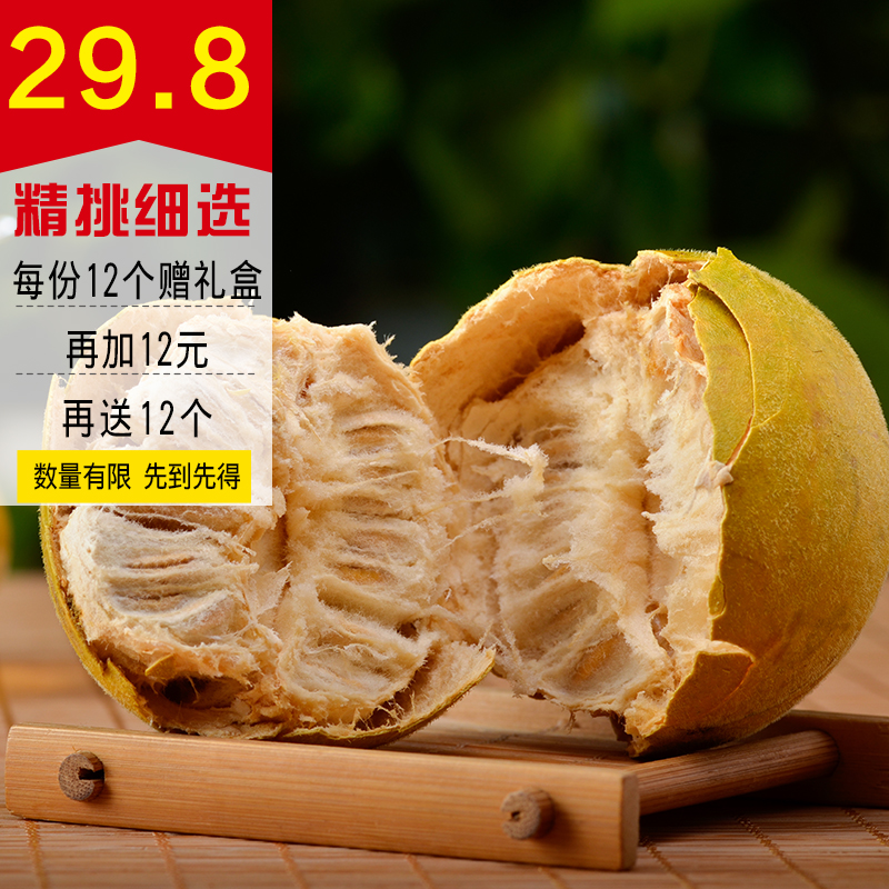 罗汉果茶 桂林特产新鲜低温脱水黄金罗汉果广西永福果干大果12个