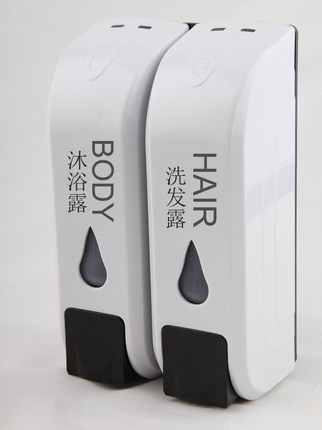 酒店宾馆皂液器给皂机沐浴盒洗发水盒防摔防盗耐用