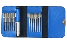 斯佳伍螺丝刀 螺丝批 改锥加磁 精密起子14件套便携式 DY-021101