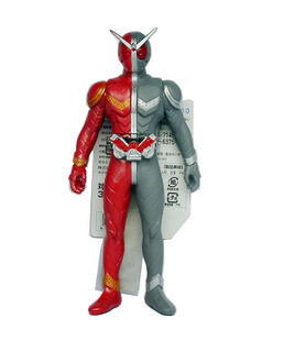 全场特价包邮 假面骑士w 软胶 heat metal 人偶 万代正版