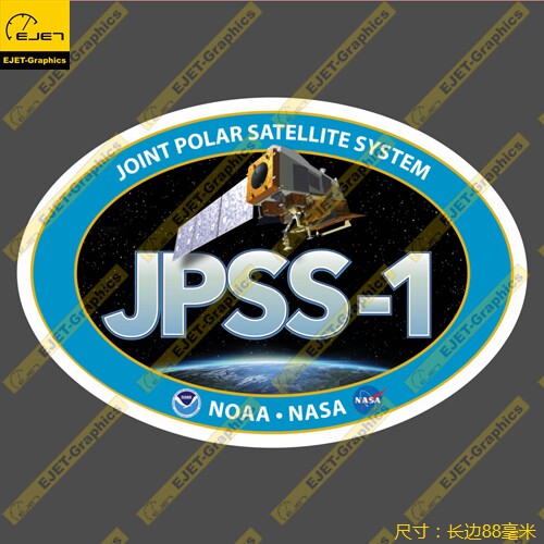 NOAA NASA JASS-1徽章个性新款贴纸车贴旅行箱贴新潮贴