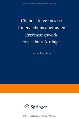 【预订】Chemisch-Technische Untersuchungsmet...