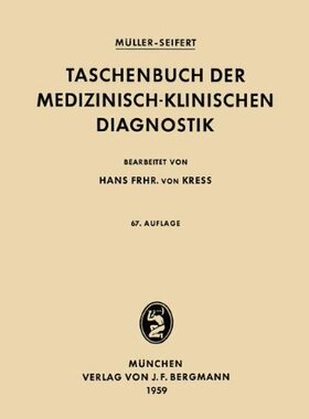 【预订】Taschenbuch Der Medizinisch-Klinisch...