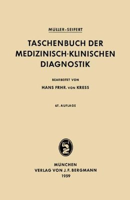【预订】Taschenbuch Der Medizinisch-Klinisch...