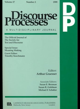 【预售】Meaning Making: A Special Issue of Discourse Proc