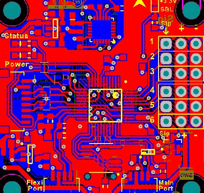 飞行控制器STM32F103CBT6原理图pcb MPU6000 LP2992 IP4256 SPI