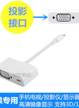 iphone6同屏转换器连接电视