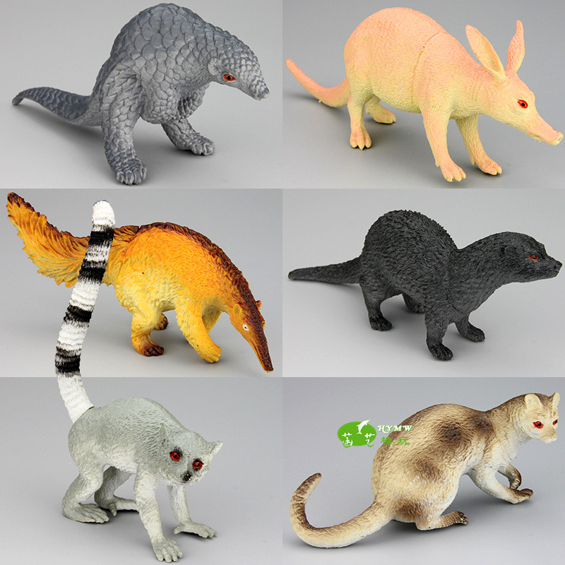 仿真珍稀有濒危动物穿山甲狐猴