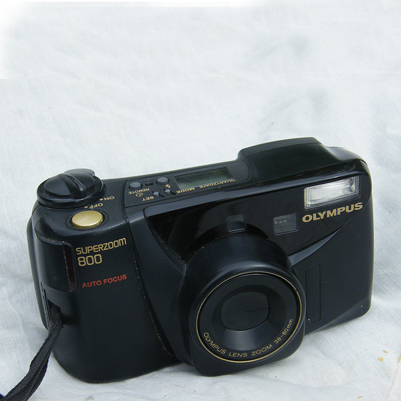 奥林巴斯SuperZOOM 800 38-80mm胶卷相机全自动傻瓜相机