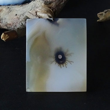 千蕊海洋玉髓挂件毛衣链 大号水草玛瑙吊坠 方牌子 甲壳虫 实物