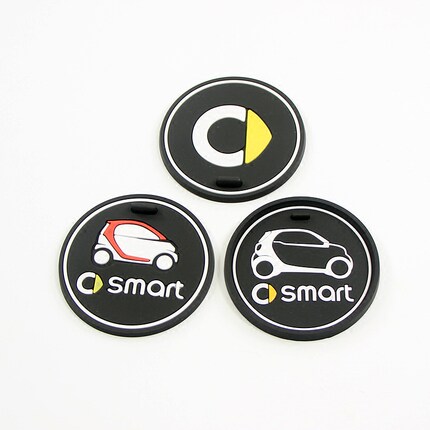 09-19款Smart内饰装饰 旧款水杯垫储物格垫 旧款专用内饰降噪垫
