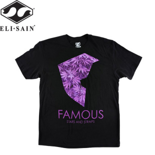 FAMOUS 街头潮牌西海岸摇滚硬核朋克重磅圆领纯棉T恤 STAR美式
