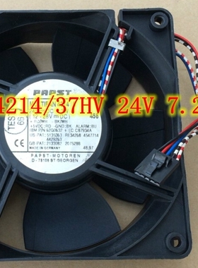 4214/37HV 24V 7.2W原装正品德国PAPST 120*120*38 5线印刷机风扇