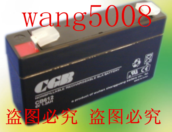 现货CGB CB612 6V1.2AH长光应急电源医疗设备照明电源蓄电池