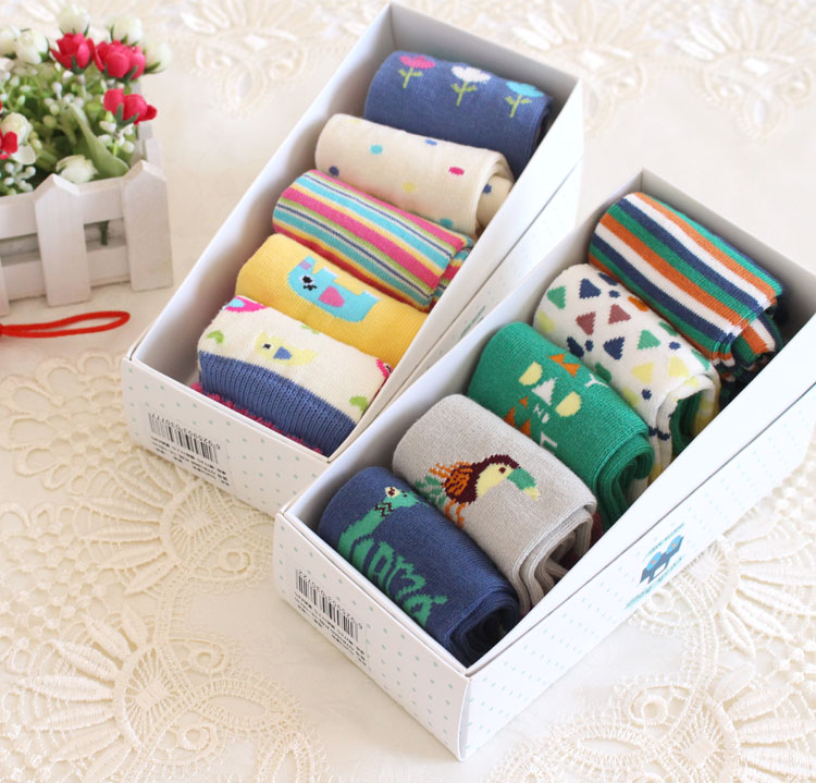 儿童礼盒袜子春秋冬款Guetta童袜