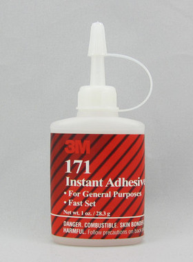 美国 模型专用轮胎胶水 3M171 瞬间胶28.3g装 越野 平跑 大脚通用