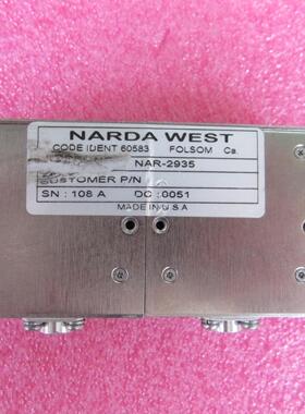 NARDA 60583  970-1080MHz 隔离度大于40dB  SMA RF 同轴隔离器