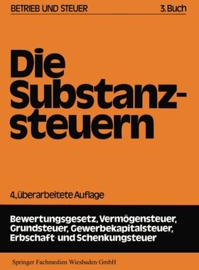【预售】Die Substanzsteuern