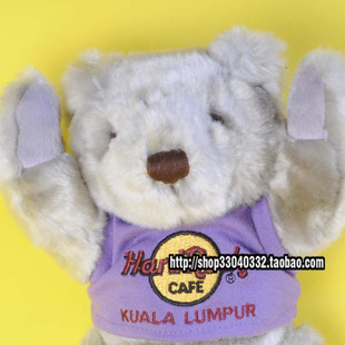 正版HTB HardRock2004关节泰迪熊Teddybear毛绒布艺类玩具公仔
