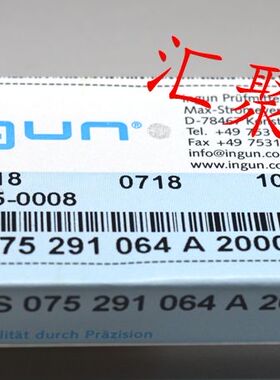 INGUN英钢探针GKS075 291 064 A2000（三切面尖头）1.0mm顶针