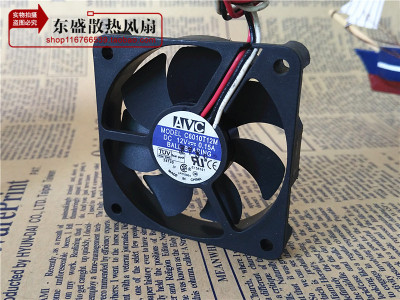 原装AVC C6010T12M 12V 0.15A 6CM超薄电脑机箱CPU滚珠散热风扇