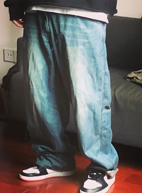BTTJOB  x Denim Pants#浅蓝水洗元年牛仔裤#拉筒包边重压线#
