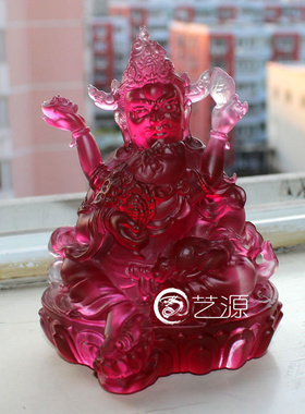 佛像摆件琉璃镇宅复古客厅