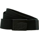 包邮 VANS纯黑色经典 休闲布面编织腰带男 美国直邮B11417T