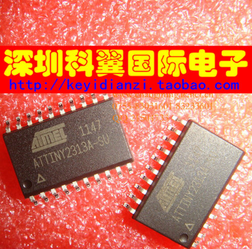 ATTINY2313A-SU 贴片SO-20 微控制器8位 2K闪存 ATMEL单片机 全新