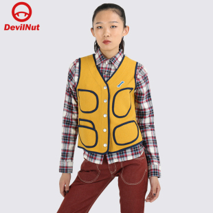 恶魔 多口袋 女式 DEVIL MANDA 潮牌 马甲 ATW NUT