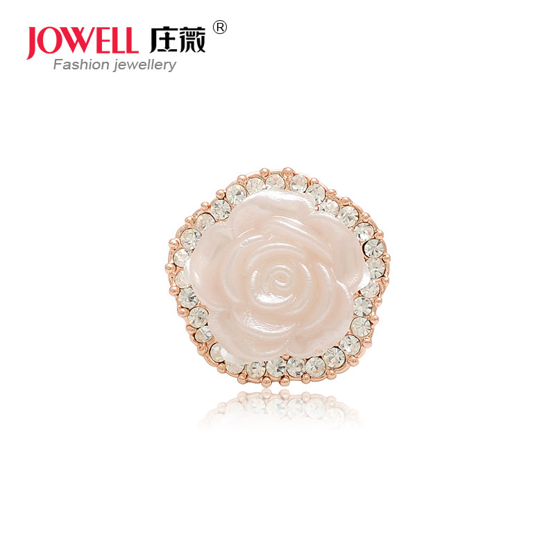 一个包邮水钻衬衫领针扣女领花衬衣领刺马针领扣花朵小领针小胸针