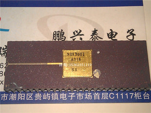 Signetics . N8X300I 镀金 50插脚陶封 微处理器 老CPU收藏/保用