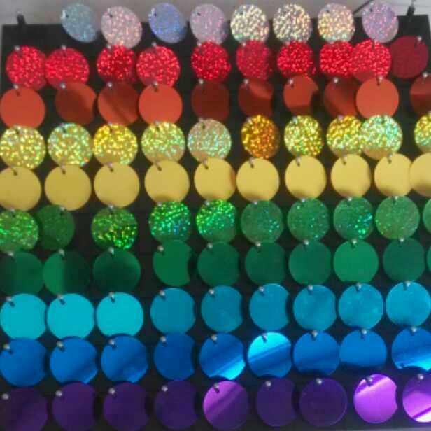 新型装饰材料风动扣板/背景墙罗马柱牌匾晶彩闪亮炫彩风吹板亮片