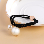 Know Connie hair accessories Korean Pearl beaded hair accessories ponytail hair rope ring Korea hair band rope