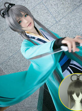 cosplay风动漫春秋长辫子假发套