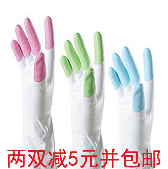 手护神鲨鱼油橡胶植绒耐用手套塑 乳胶洗碗洗衣服家务防水灵巧型|msdalam kategori keluarga/Alat Pembersihan peribadi, kerja-kerja rumah/Floor peralatan pembersihan, sarung tangan kerja-kerja rumah - dari Buy2taobao.com untuk memberikan perkhidmatan ejen Taobao profesional membeli