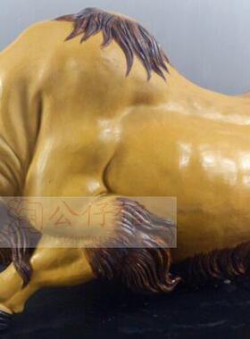 客厅招财生肖摆件财势如牛