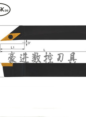 93度 数控刀杆 外圆车刀 JSVJ2BR/L/JSVJ2CR/L1010/1212/K11